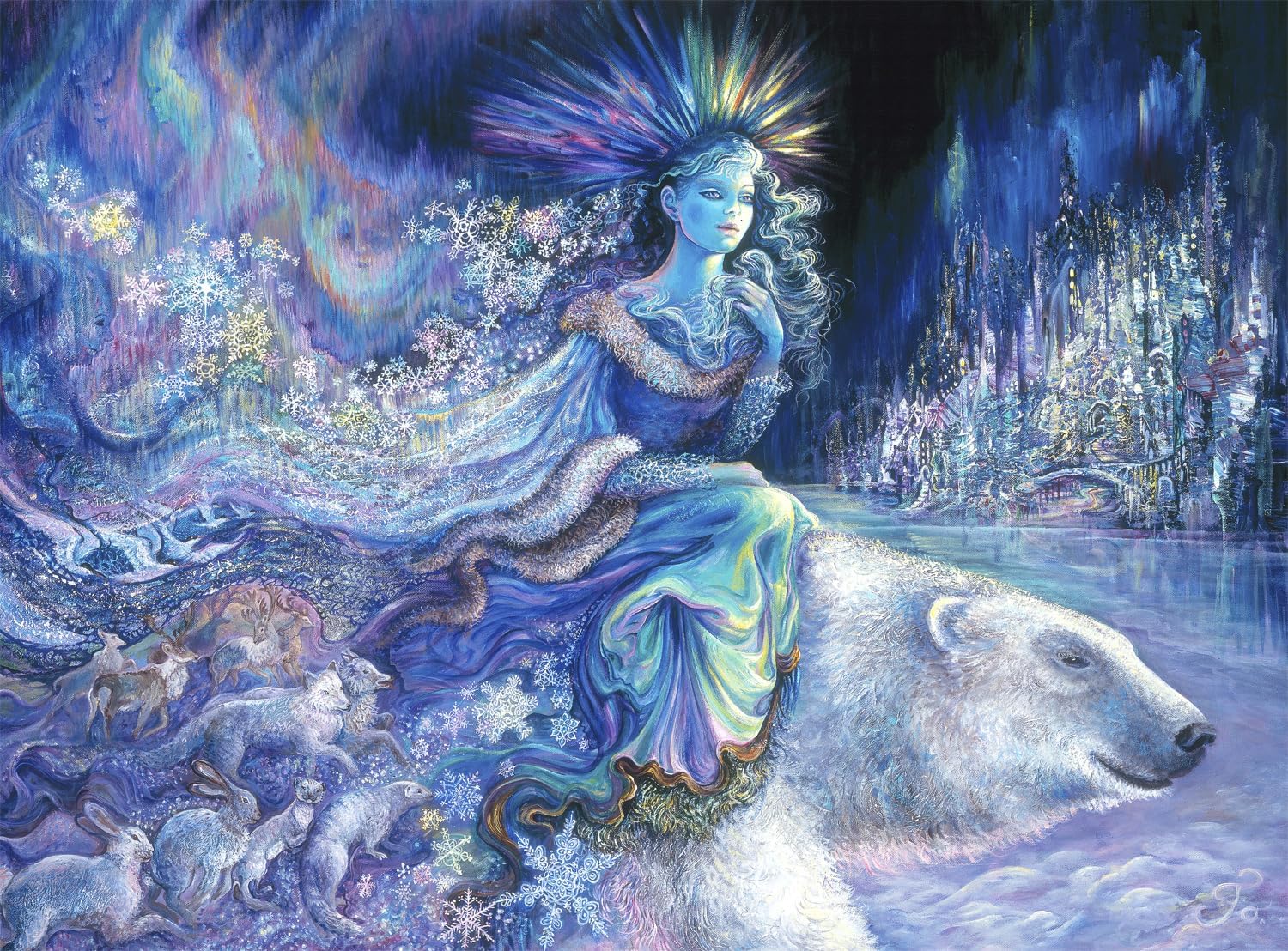 Amazon.com: Buffalo Games - Josephine Wall - Polar Princess - 1000